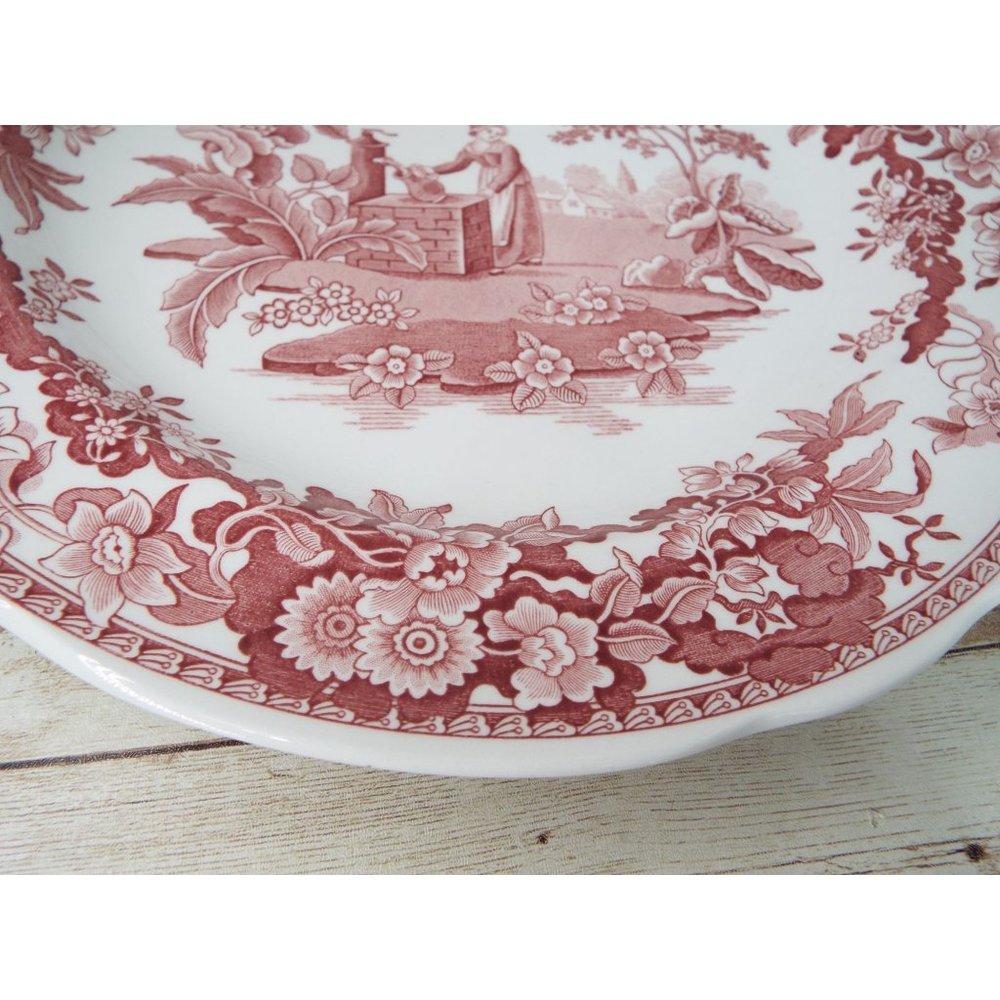 Spode England Archive Collection Girl at Well 10.5" Transferware Plate - Picture 6 of 9
